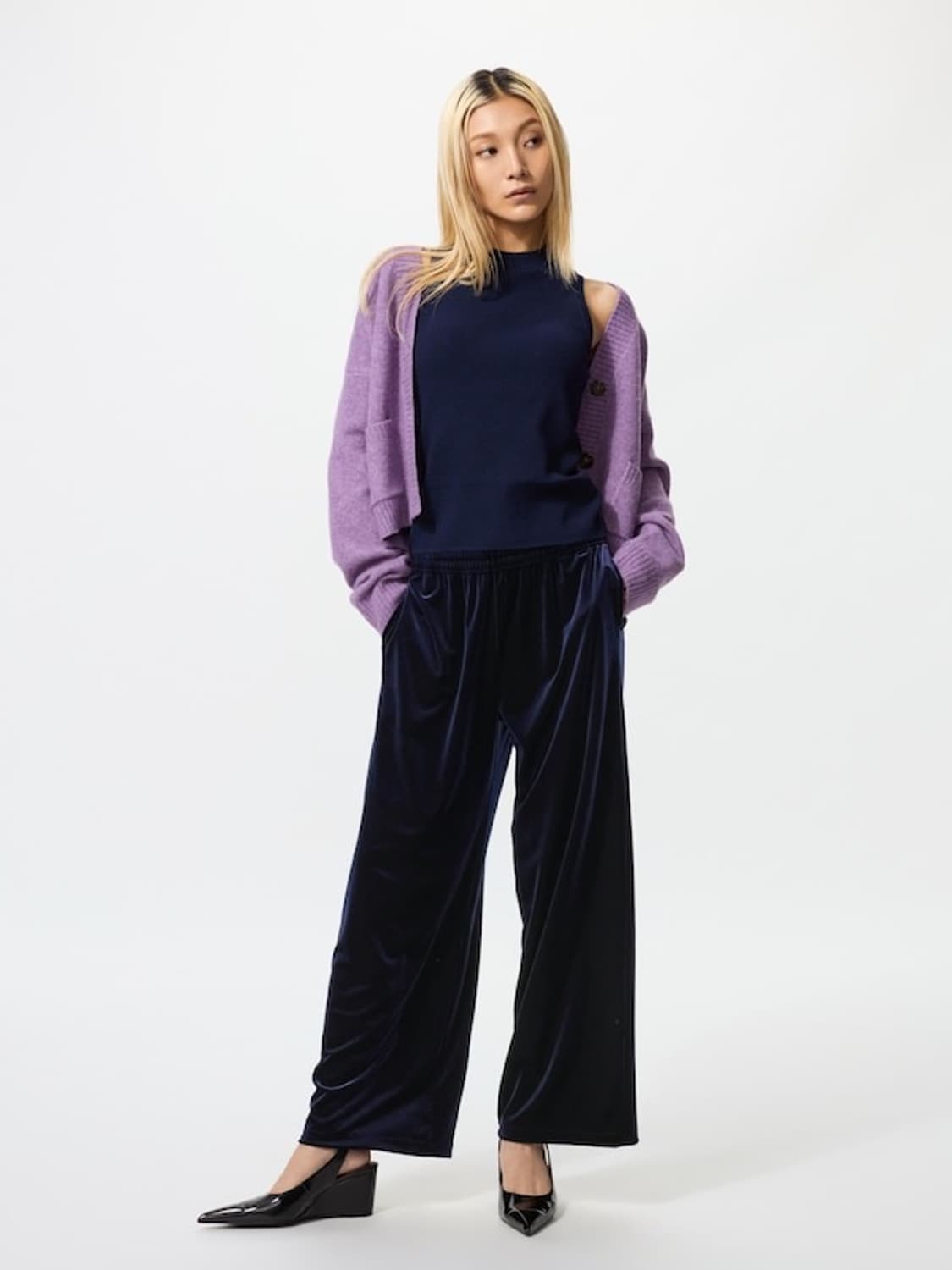 소프트벨루어이지팬츠 블랙 L 상품이미지2