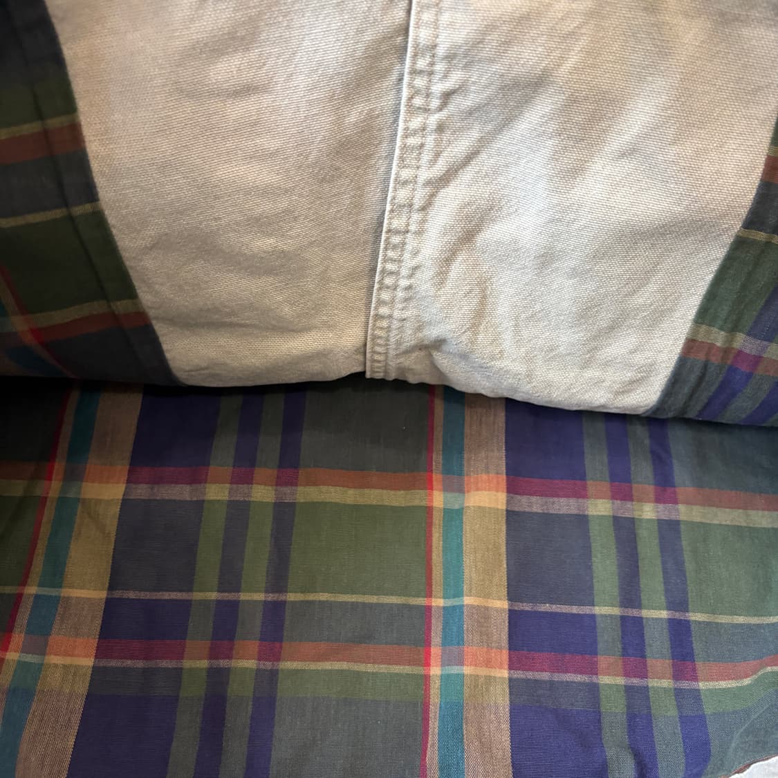 90s L.L.bean 90년대 미국 생산 엘엘빈 아이보리 헌팅 자켓 상품이미지9