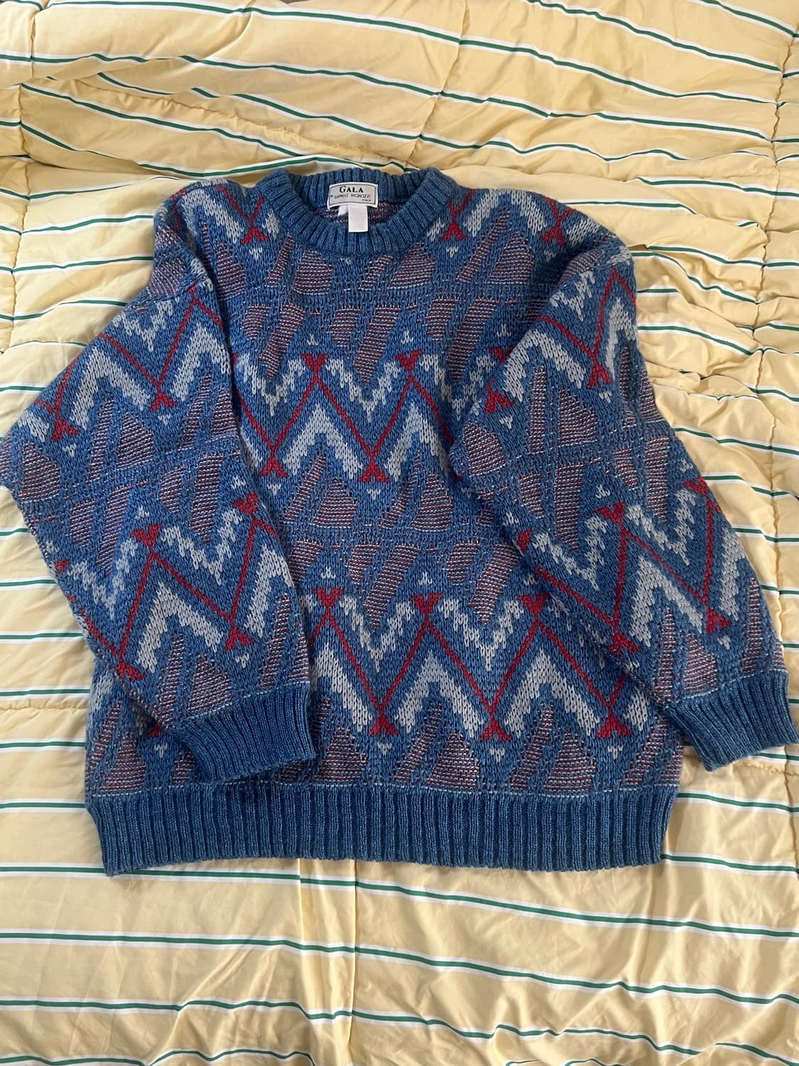 빈티지 노르딕 패턴 니트  상품이미지2