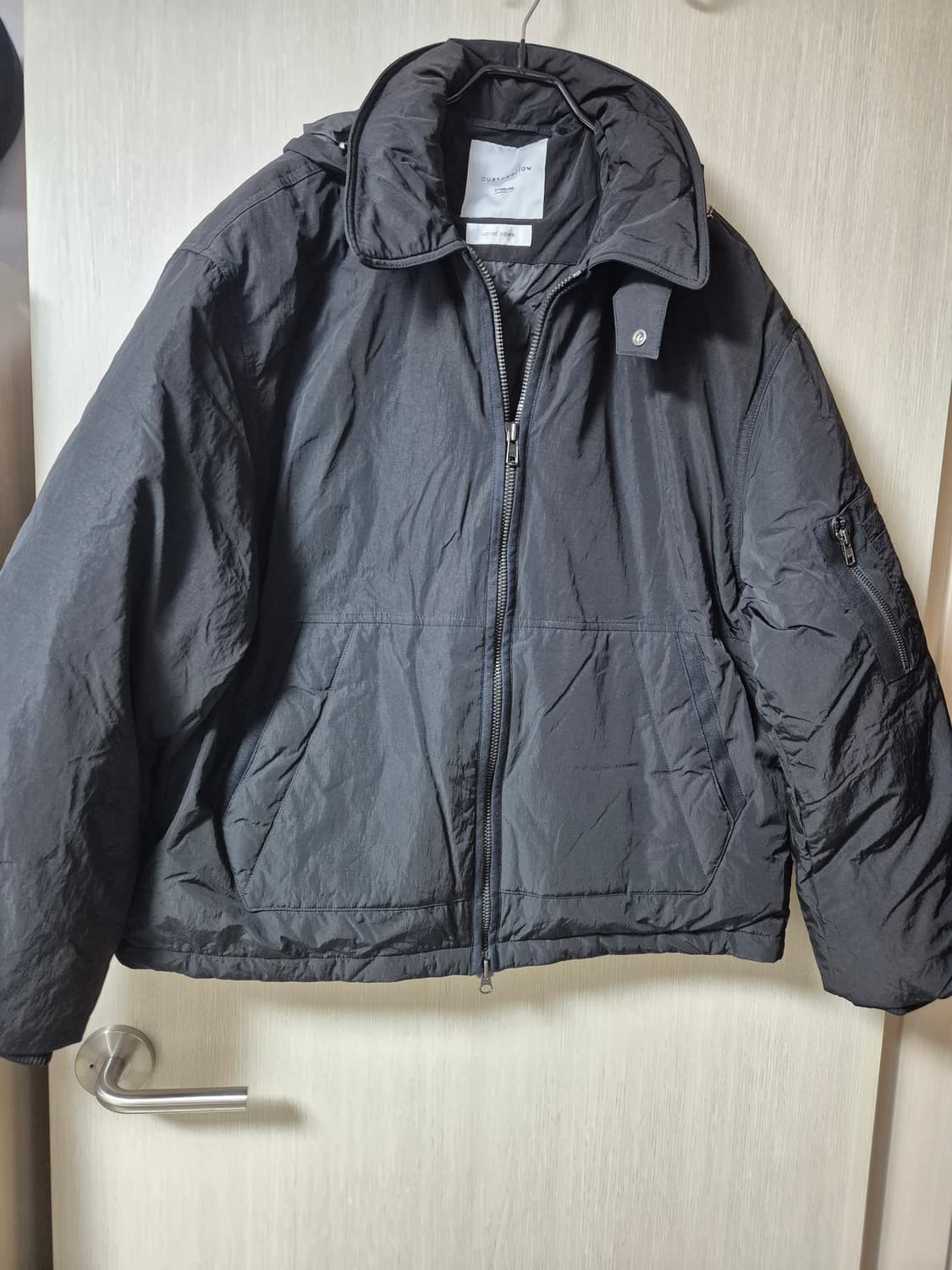 (24년) 커스텀멜로우 숏다운  구스 봄버 자켓 점퍼 95 상품이미지3