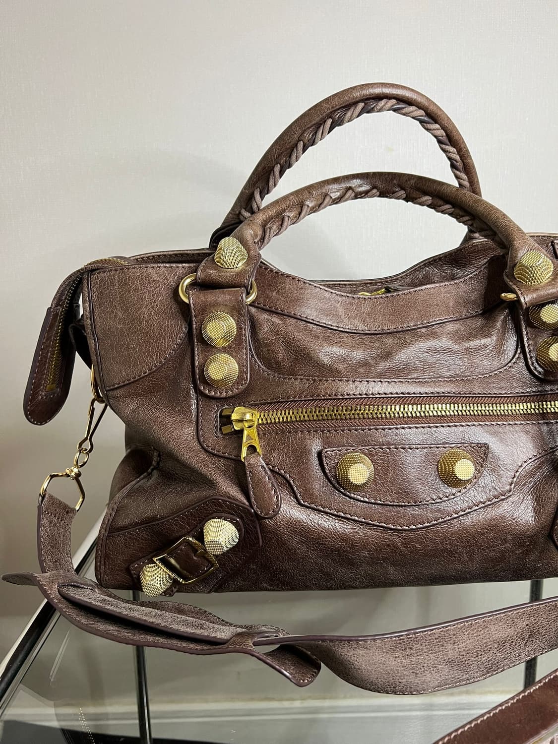 발렌시아가 시티백 자이언트 램스킨 상품이미지3