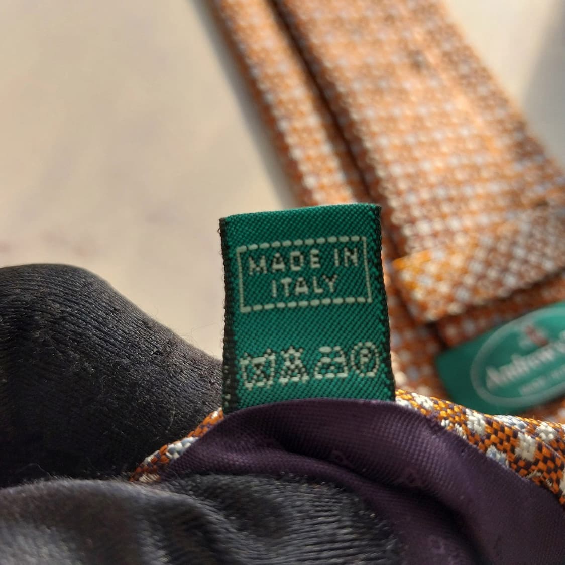 앤드류스타이 실크 마이크로 패턴 넥타이 9.2cm A+등급 K1356
 상품이미지10