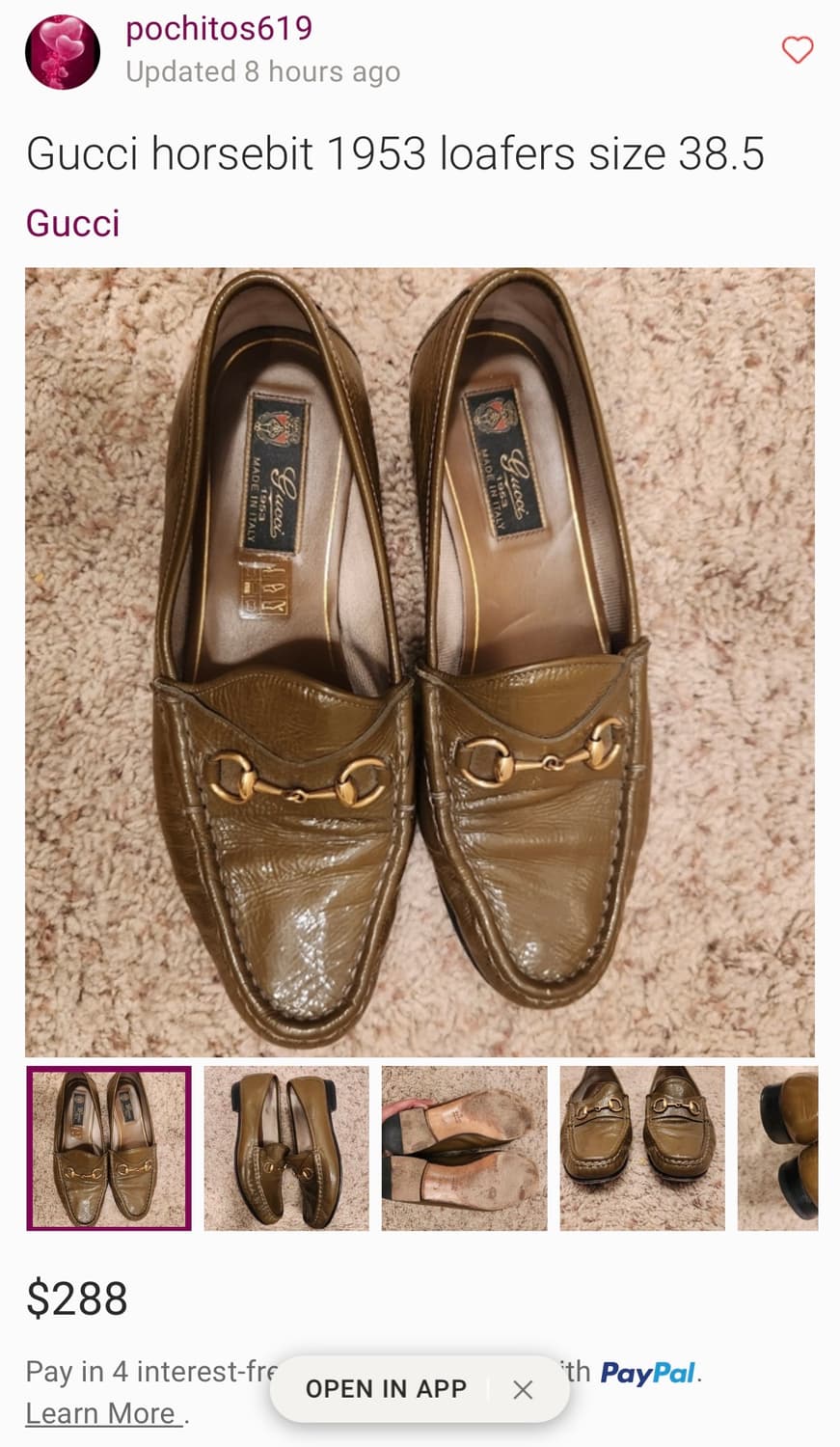 Gucci 구찌 홀스빗 1953 로퍼 37 240 상품이미지2