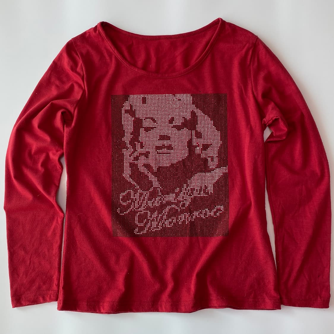 'Marilyn Monroe' 큐빅 레드 티 상품이미지5