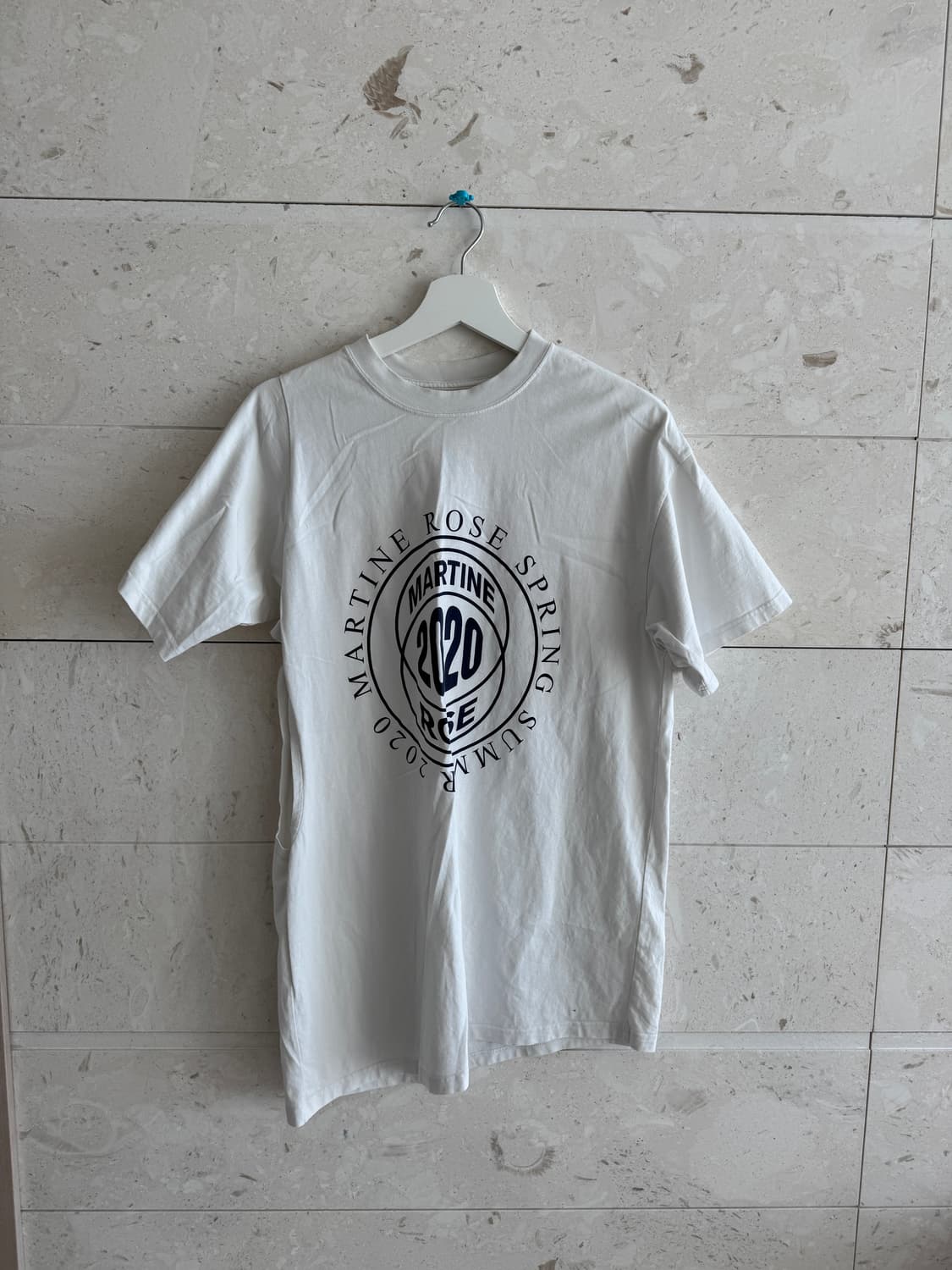 마틴로즈 Martine Rose 투웨이 티셔츠 화이트 남여공용 S 상품이미지4