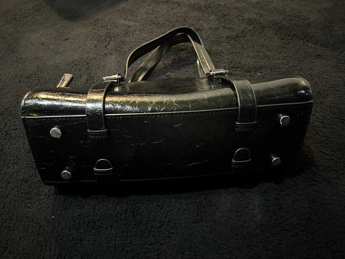 Takeapicture Gallery Shop 블랙 플라워 패턴 숄더백 상품이미지7