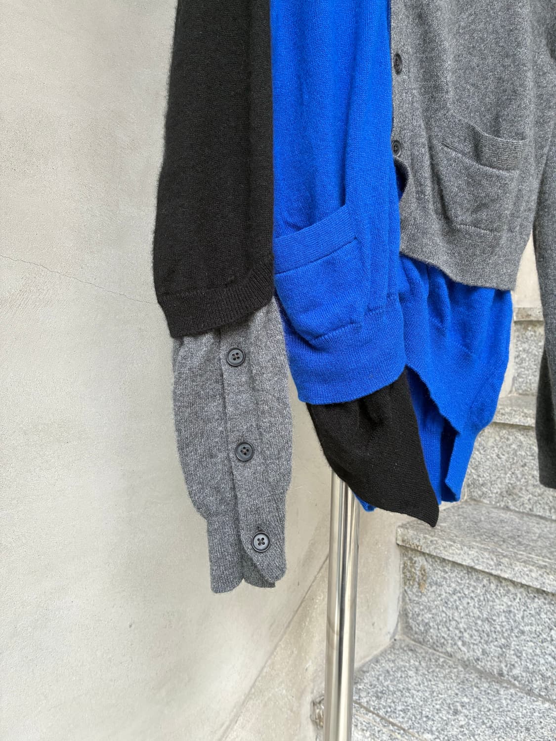 컬러 kolor 도킹 가디건 상품이미지3