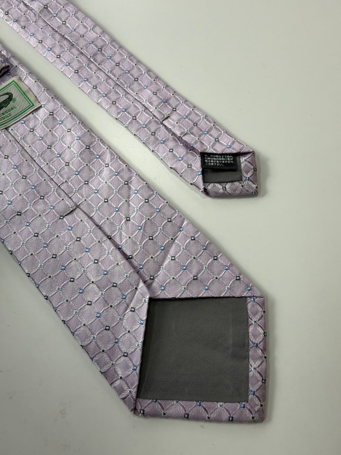 크로커다일 (Crocodile) 실크 넥타이 8.3cm 상품이미지5