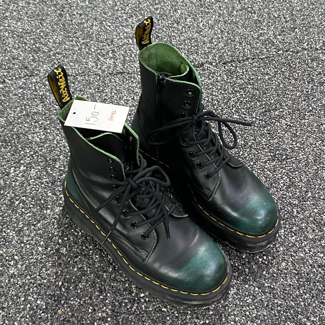 닥터마틴 제이든 8홀 부츠 빈티지 그린  B4142 상품이미지1