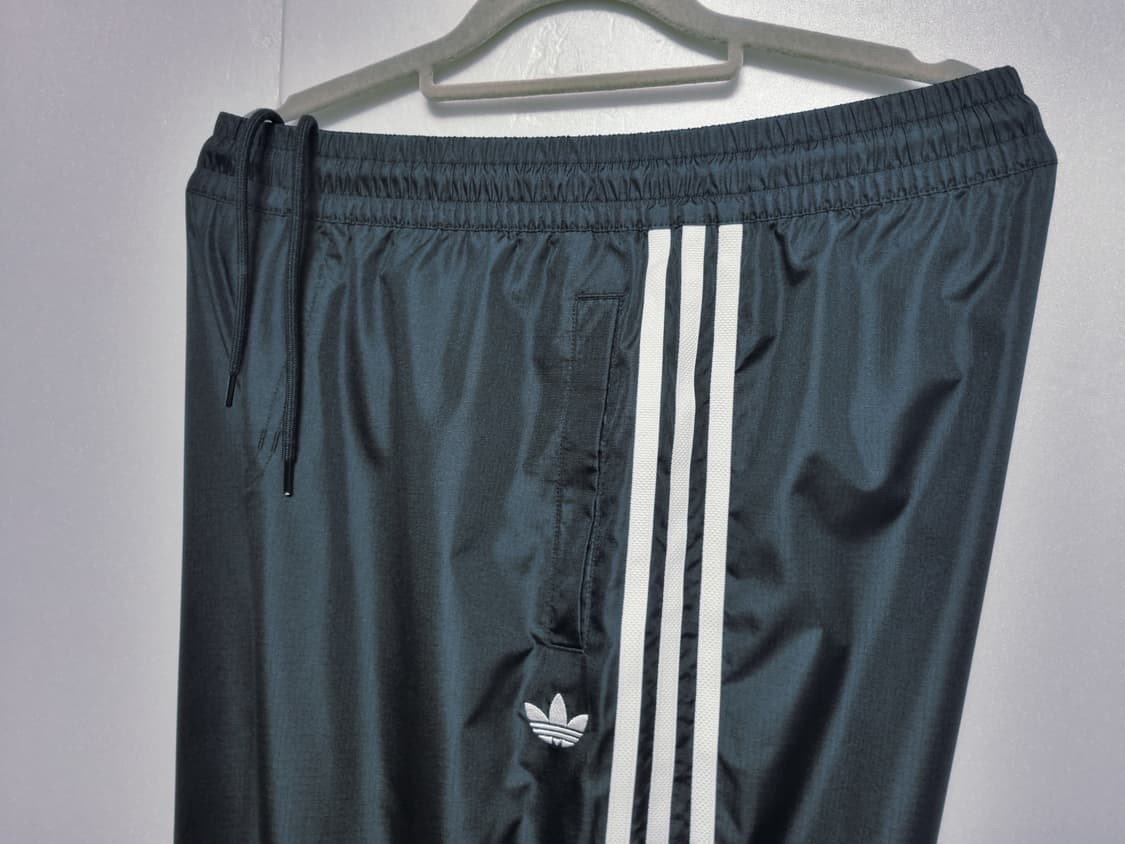 남성 아디다스 OG 불꽃 슈퍼스타 우븐 트랙 팬츠 바지 트레이닝복 검정 상품이미지6