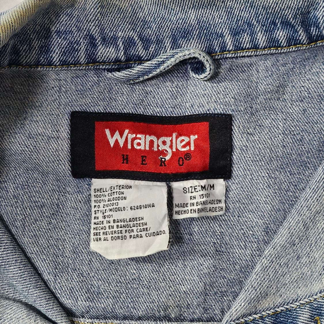 90’s Wrangler HERO 데님 자켓 L029  상품이미지5