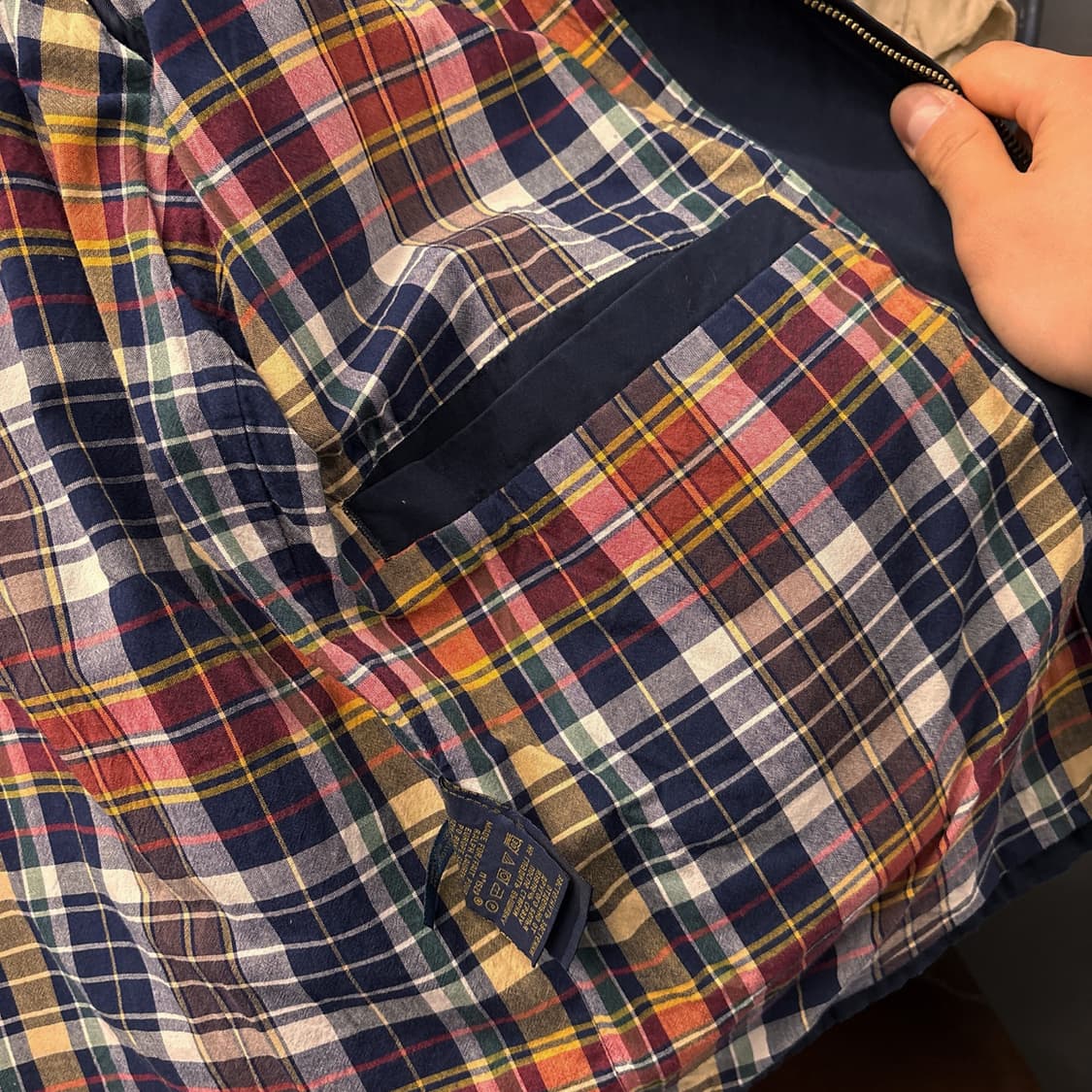 신형라벨 폴로 랄프로렌 마드라스 체크 라이닝 스윙자켓 N832 상품이미지6