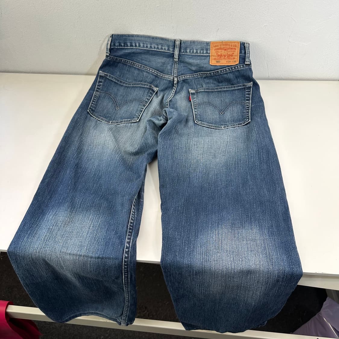 31 리바이스503 중청 스트레이트핏 데님팬츠 상품이미지3