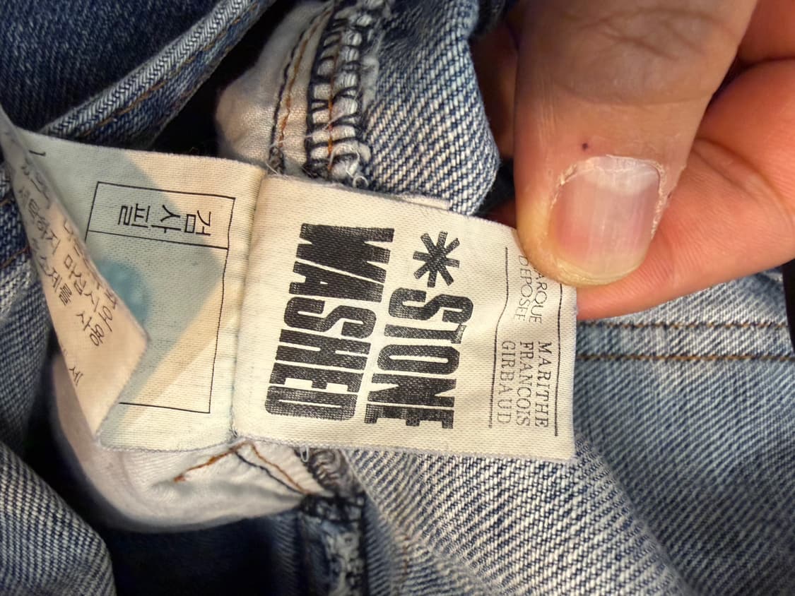 90s 마리떼프랑소와저버 데님 오버롤 상품이미지8