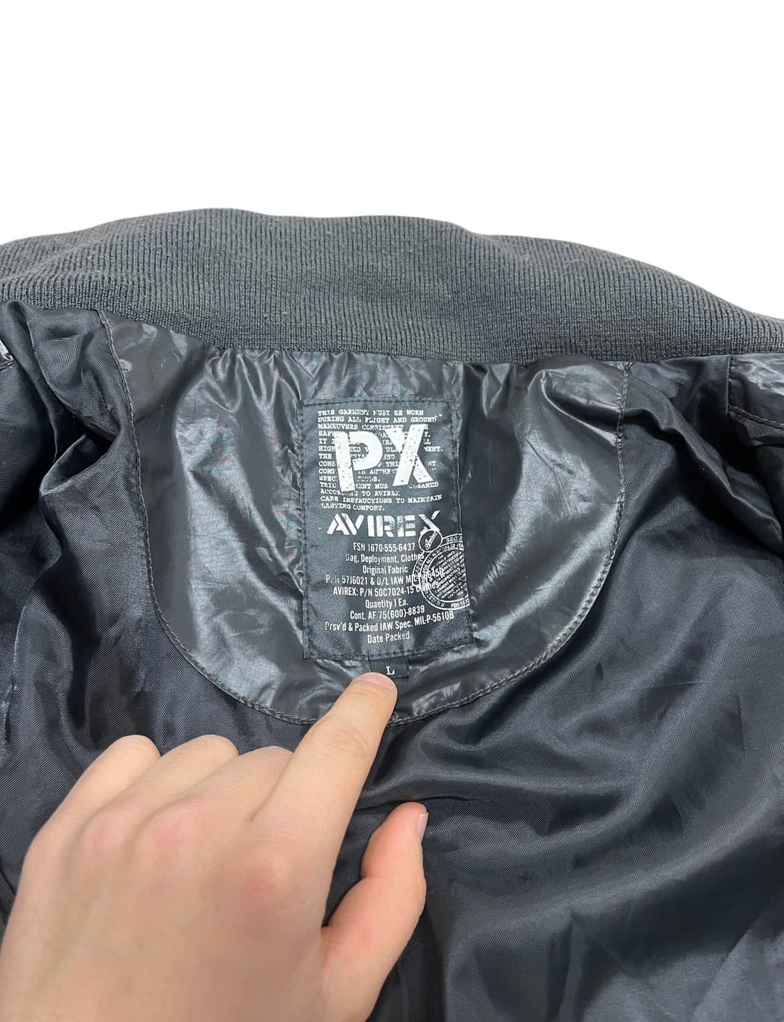 아비렉스 avirex 경량패딩 L 상품이미지3