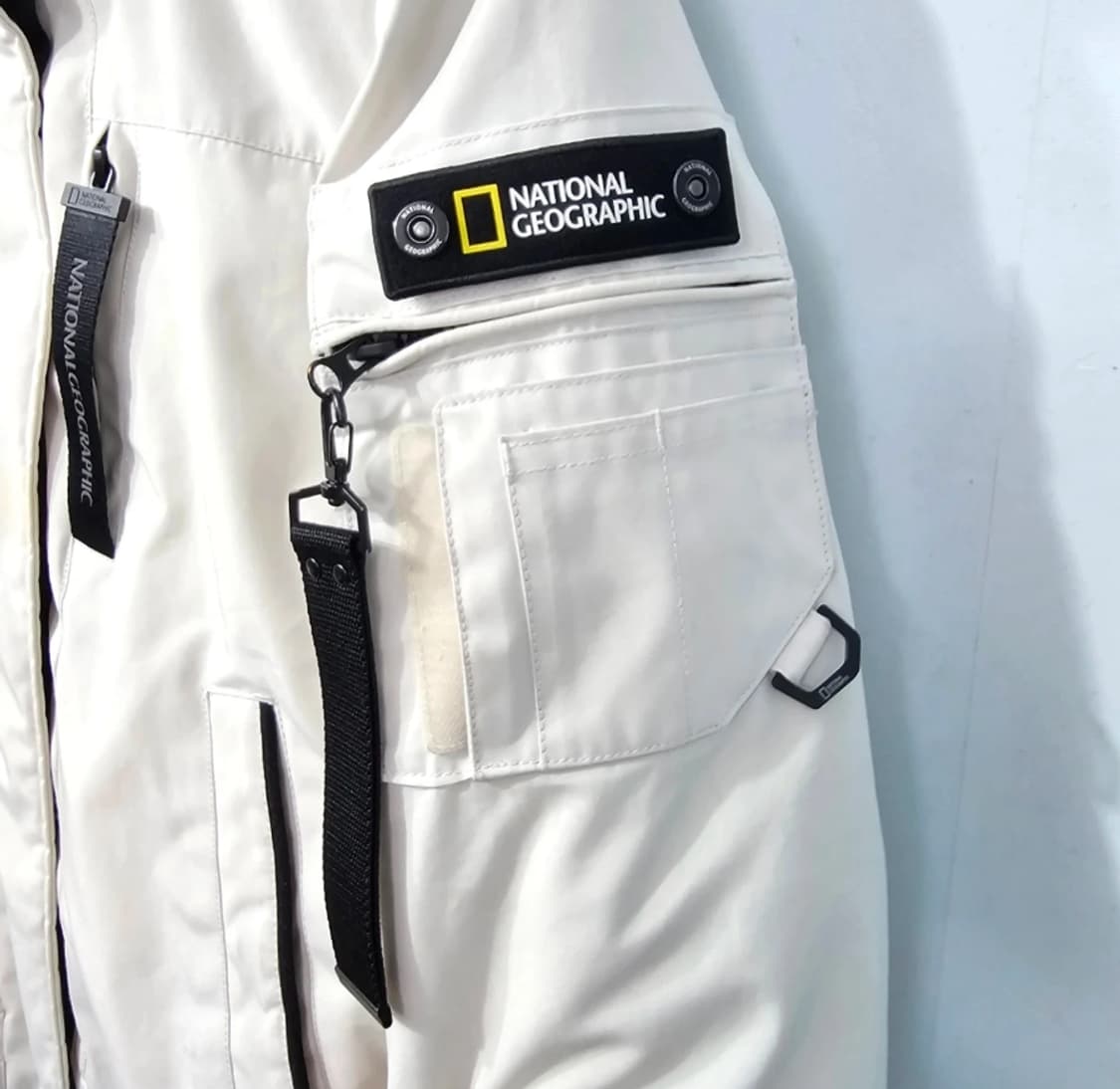 내셔널지오그래픽 여성 숏패딩 화이트 ~66 상품이미지6