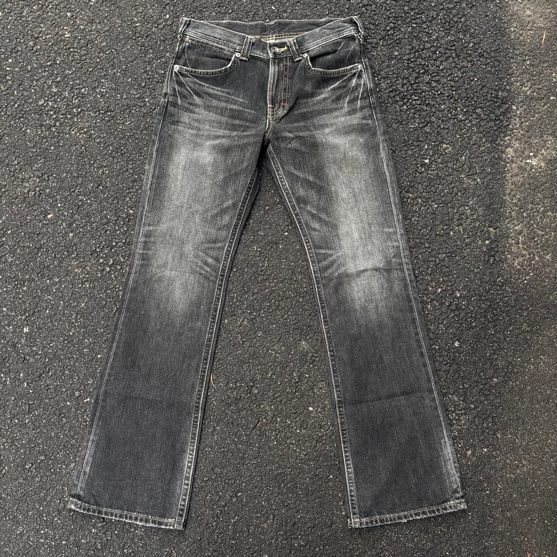 랭글러 데님 부츠컷 블랙 상품이미지4