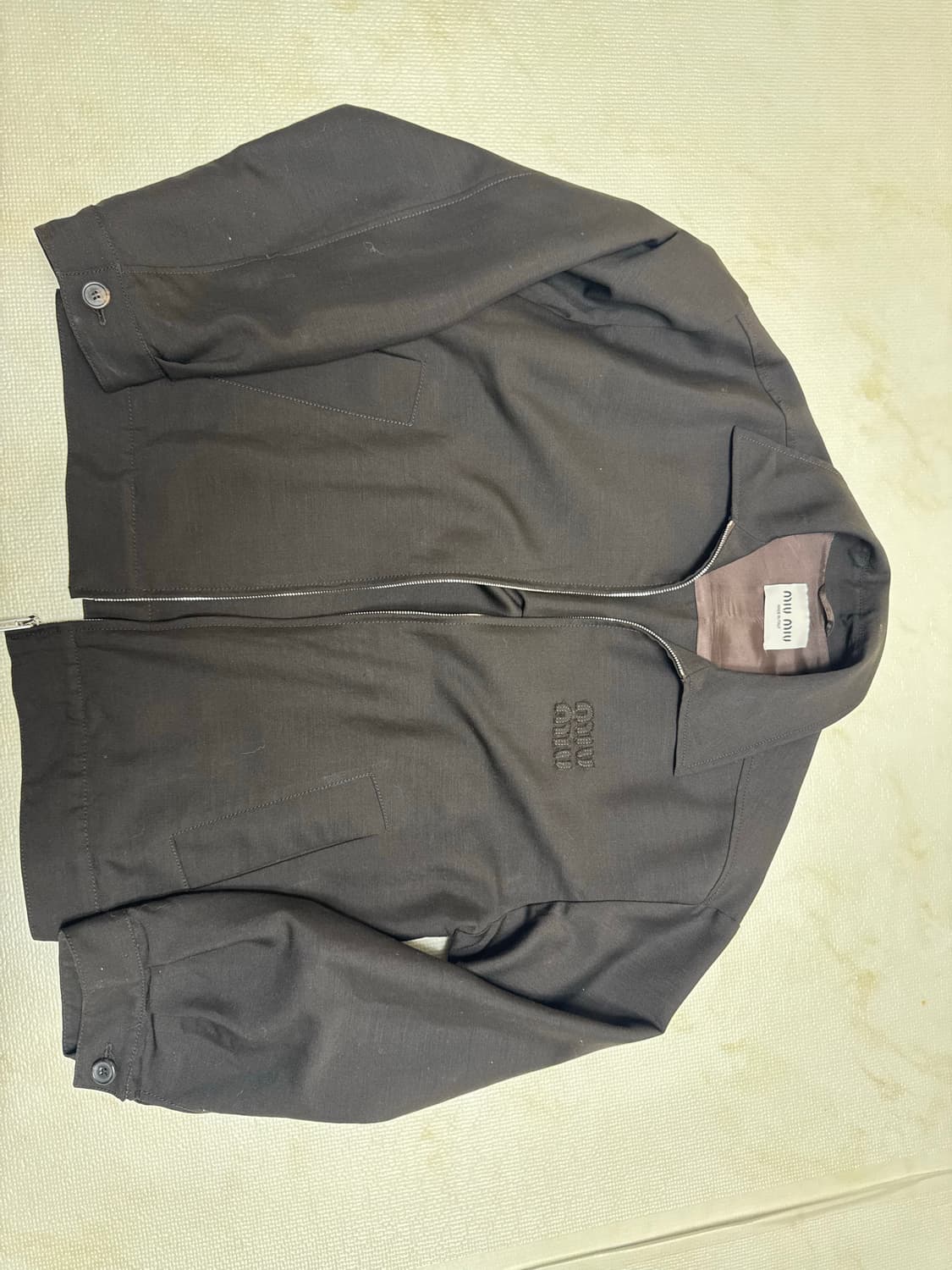 미우미우 블루종 자켓 (38) xl 상품이미지1