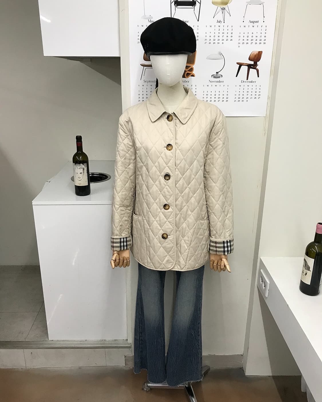 버버리 누빔 퀼팅 자켓 상품이미지8