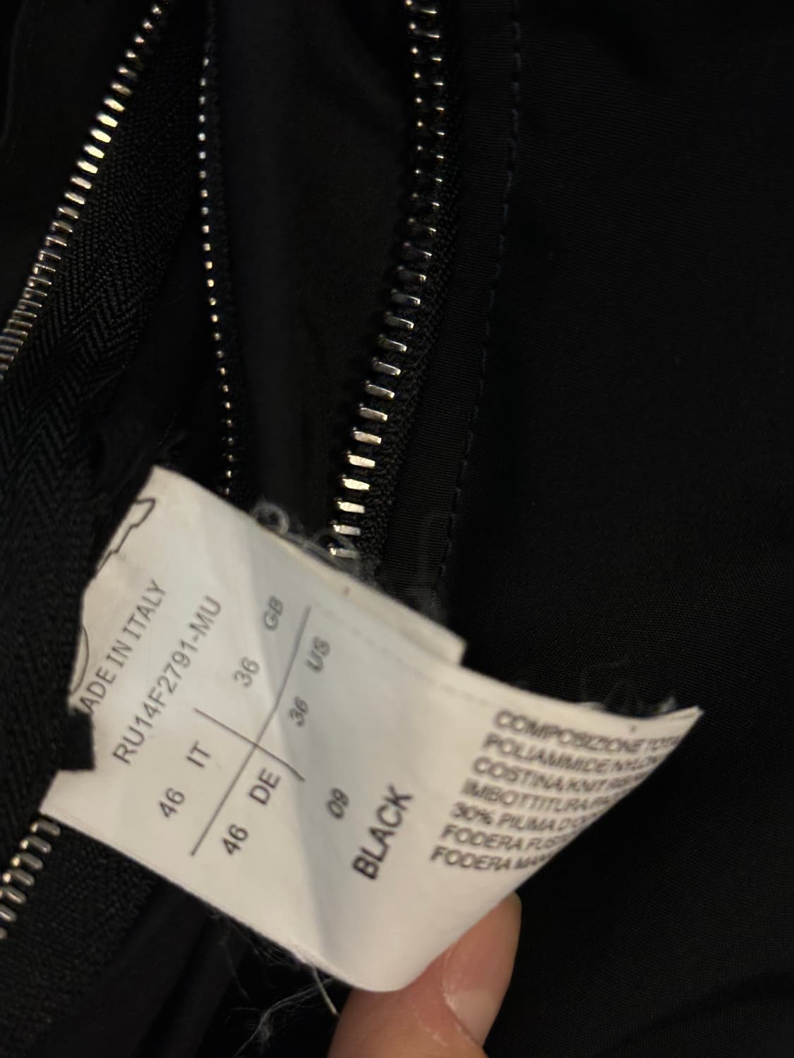 릭오웬스 구스다운 플라이트 봄버 46 상품이미지3