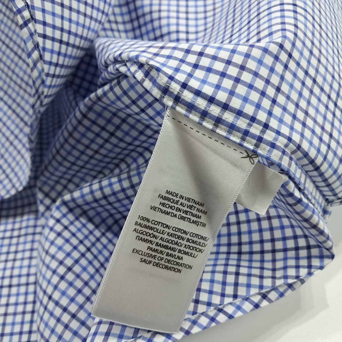 CN623 2XL 폴로 랄프로렌 멀티블루 마이크로체크 긴팔 셔츠 남방 상품이미지6