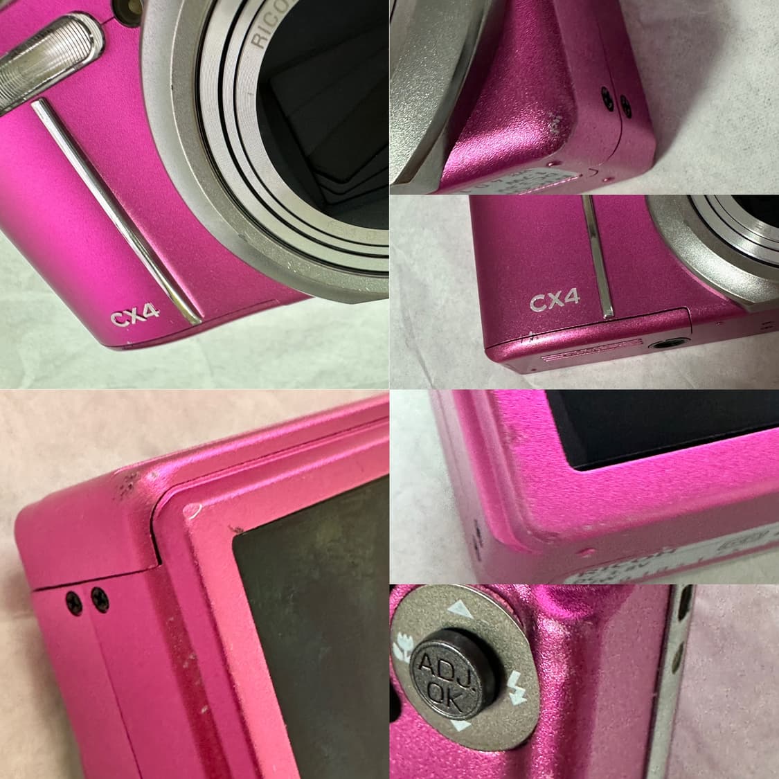 Y2K💖소프트포커스 ricoh 리코 CX4 핑크 디카 (작례O) cx5 상품이미지9