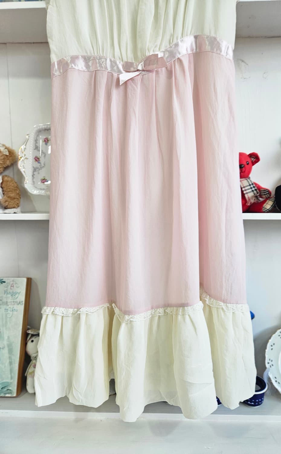 트랄라라(TRALALA) 베이비핑크 리본원피스 상품이미지4