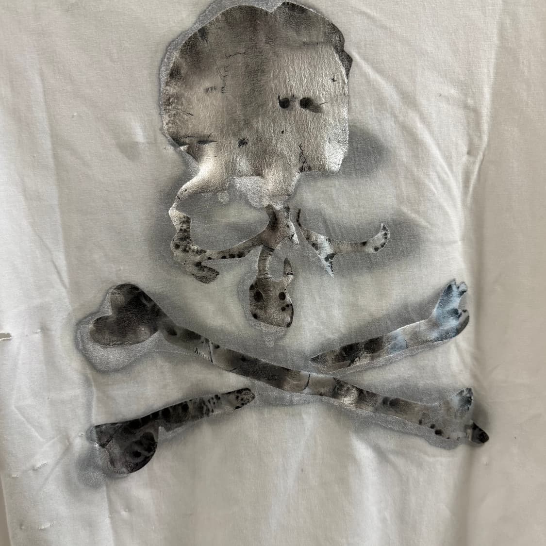 빈티지 디스트로이드 스켈레톤 반팔티  상품이미지7