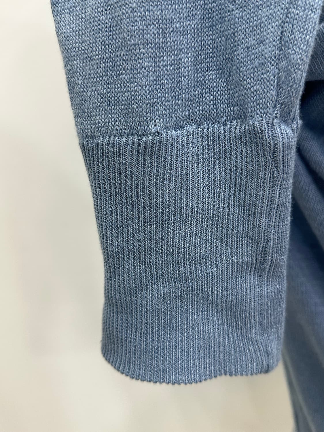 오일릴리 리넨 혼방 니트 후드 집업 상품이미지4