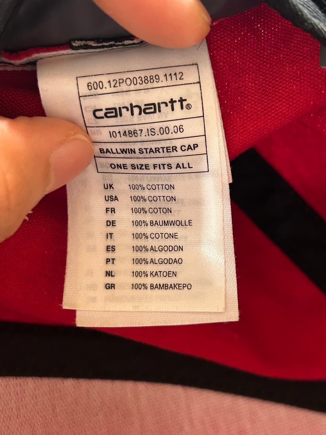 칼하트 볼캡 레드 상품이미지8