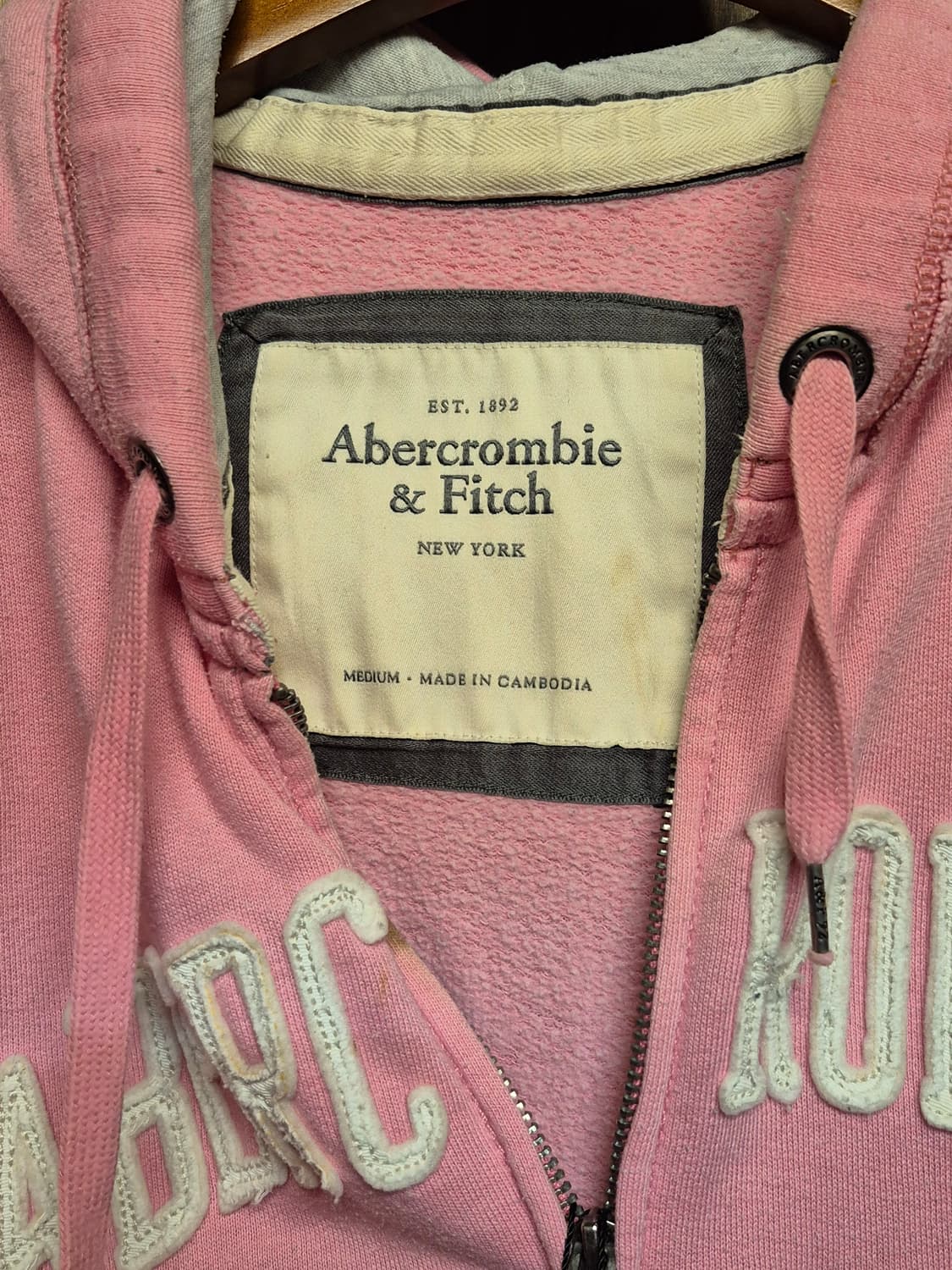 ABERCROMBIE PINK HOODIE ZIPUP  상품이미지6