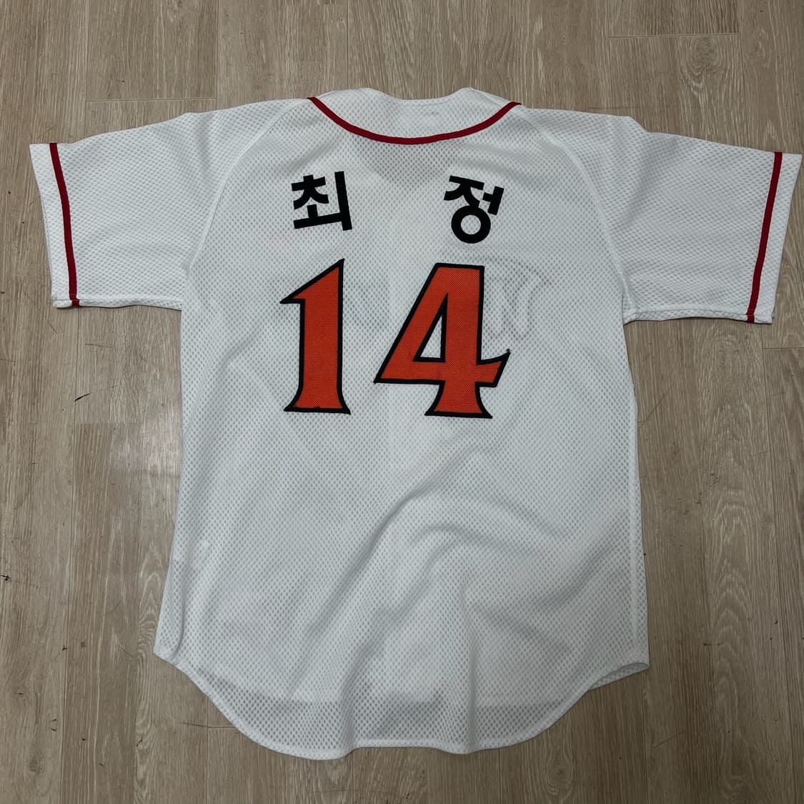 SK와이번스 야구 유니폼 져지 최정 마킹 M/95  상품이미지5