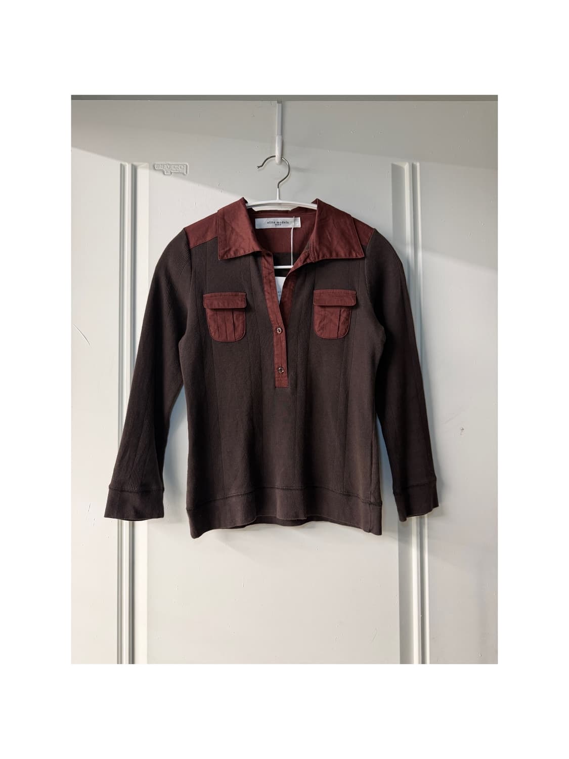 일본빈티지 브이넥 롱슬리브 상품이미지1