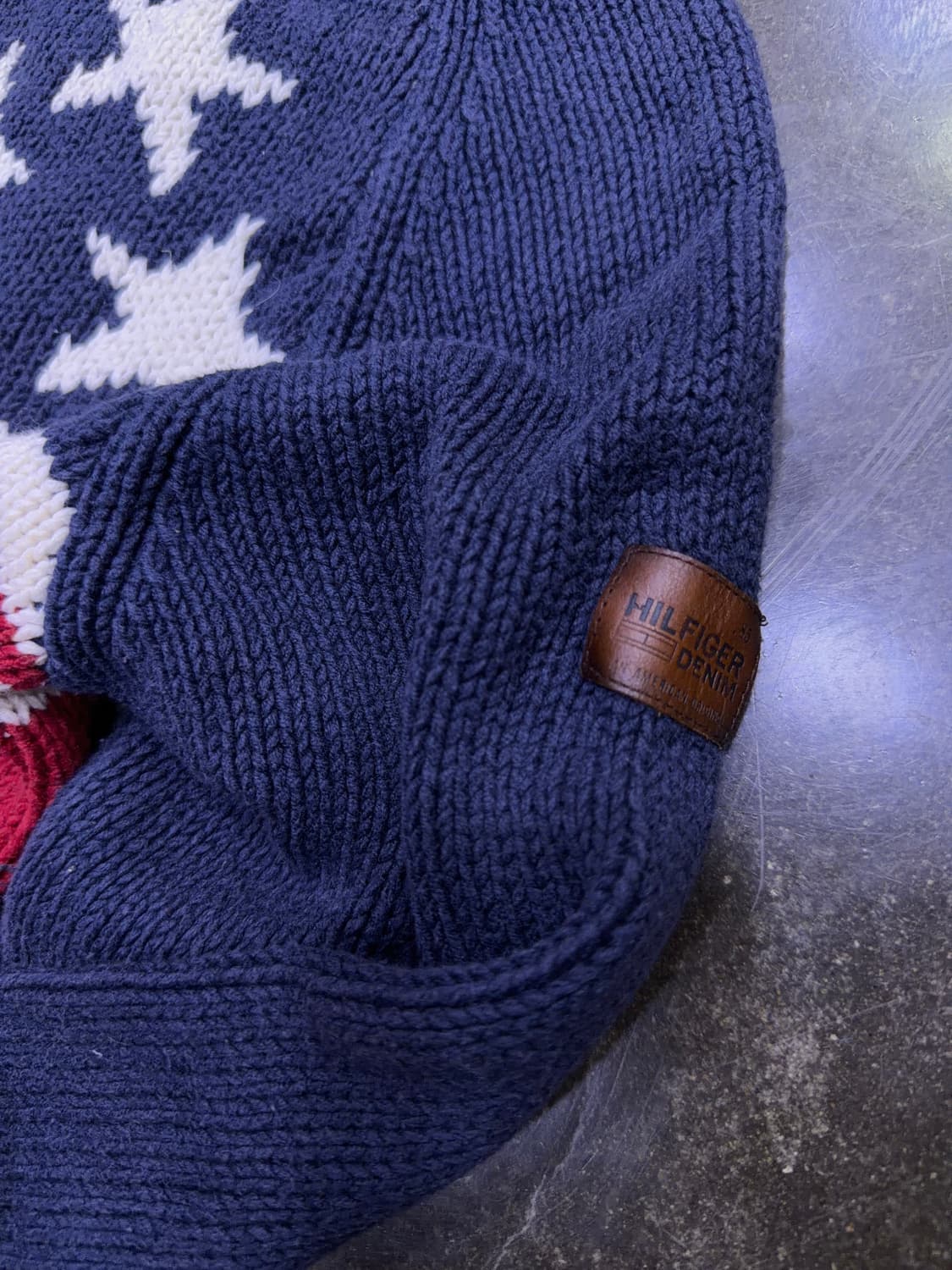 타미힐피거 스타 성조기 니트 스웨터 M 상품이미지8