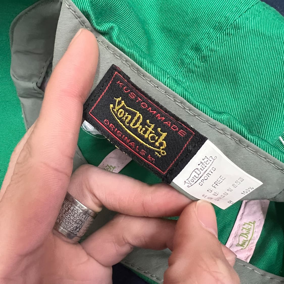 본더치 x 레이서 에릭 보스트롬 빈티지 볼캡 모자 상품이미지4