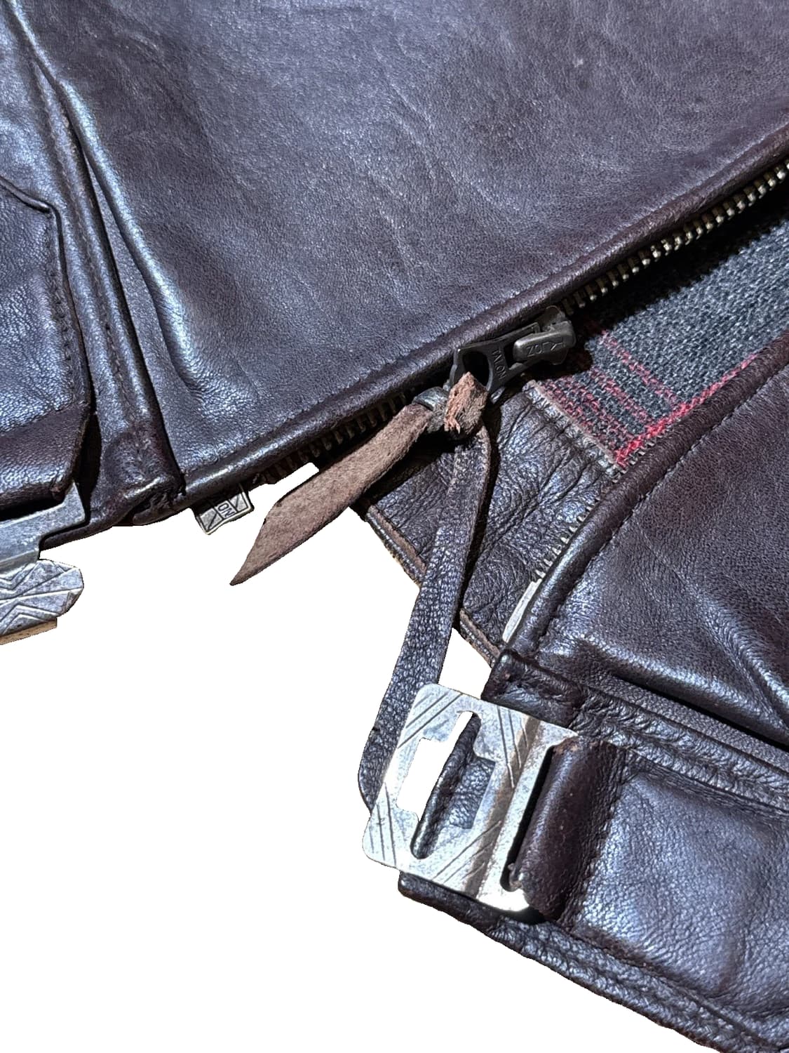1940s French Cyclist Leather Jacket 상품이미지6