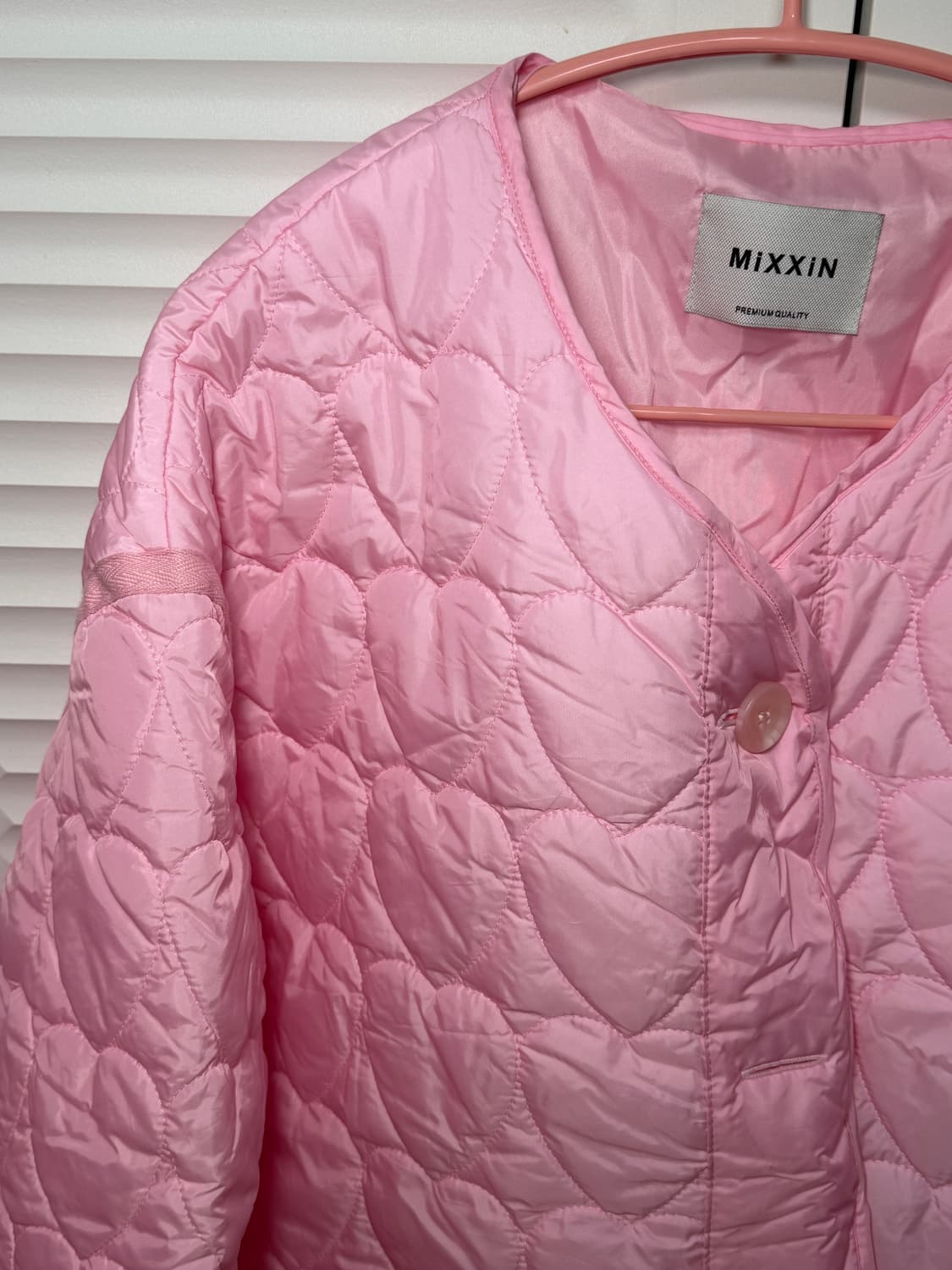 하트깔깔이 점퍼 오버핏 2만원 상품이미지3