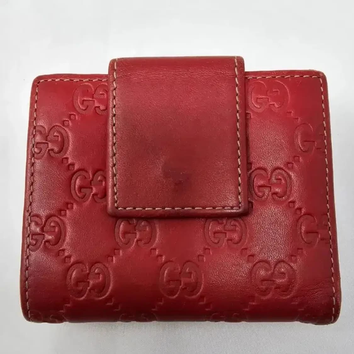 구찌 시마 하트 자물쇠 반지갑 레드 상품이미지10