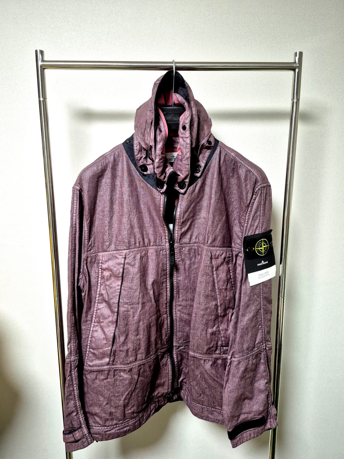 스톤아일랜드 RAW LINEN PLATED - OVD 자켓 상품이미지1