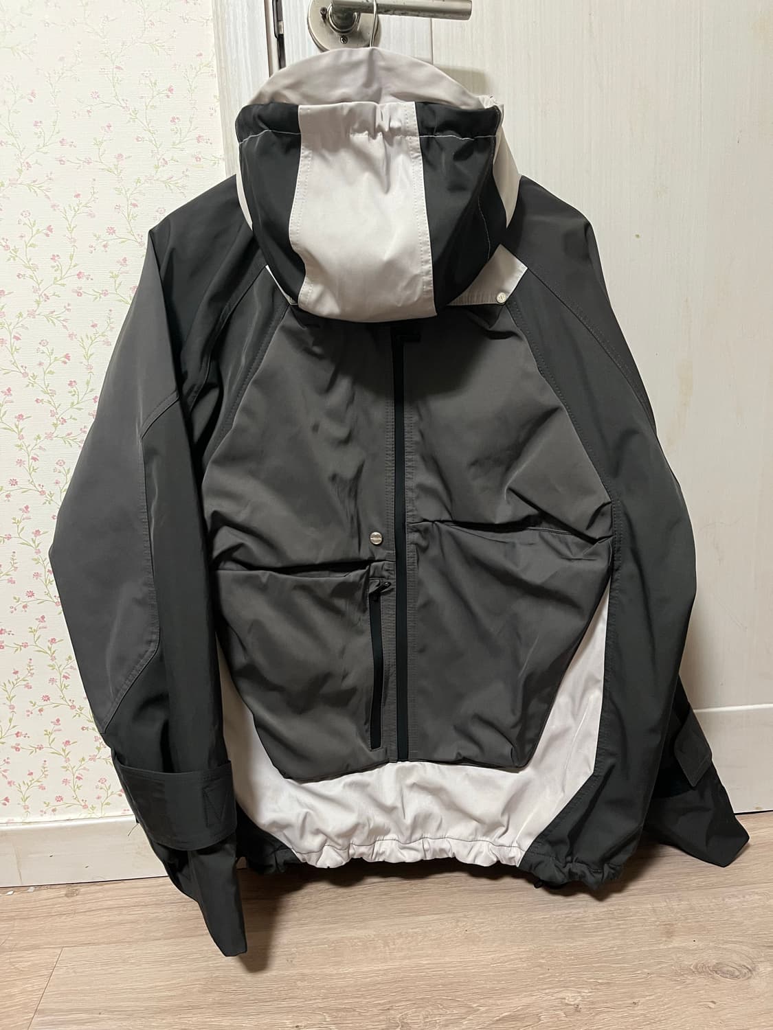 언더마이카 카메 멀티 지퍼 터틀 쉘 파카 드리프트우드 (1사이즈) 상품이미지3