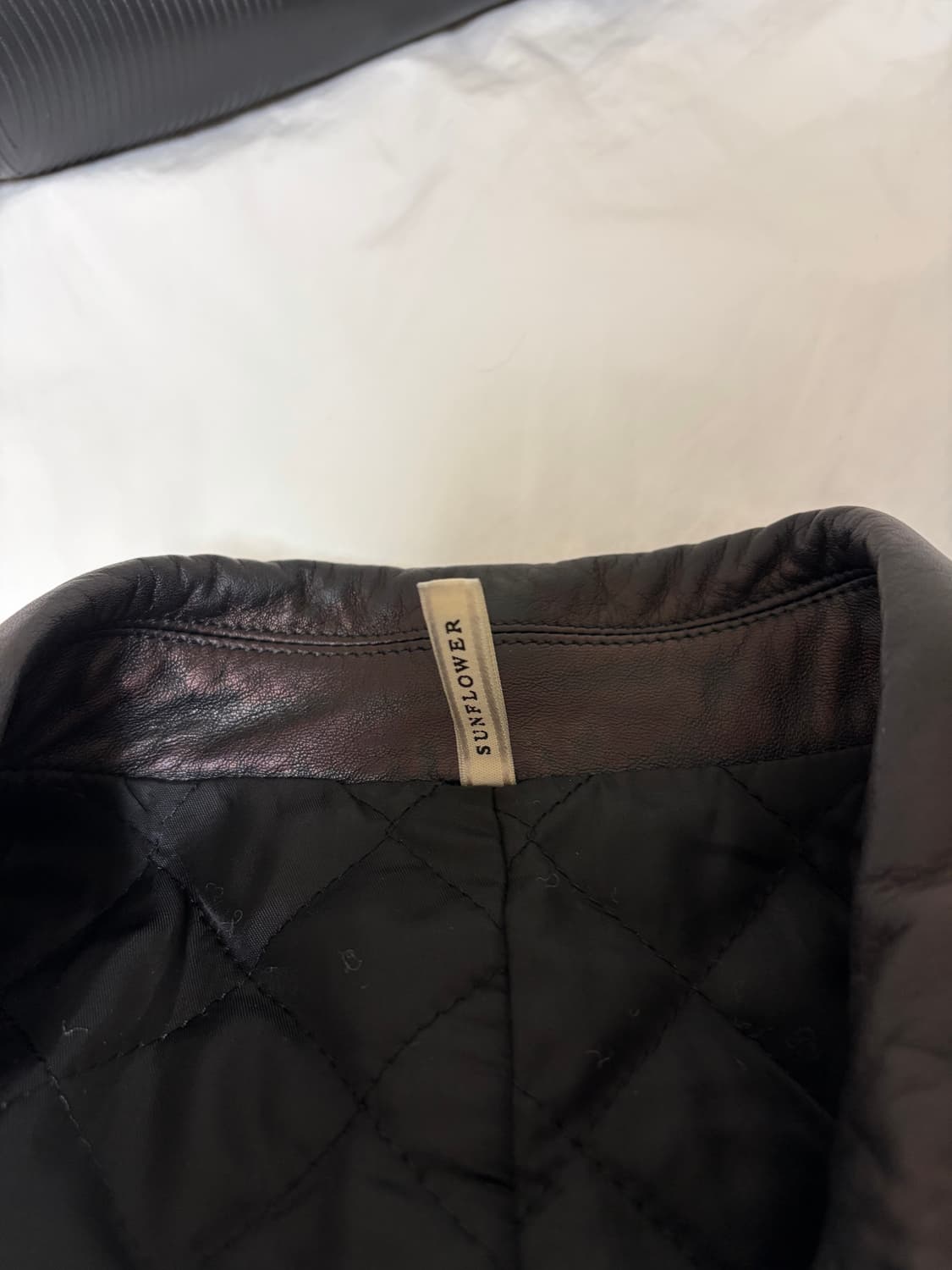 sunflower 썬플라워 레더코트 상품이미지4