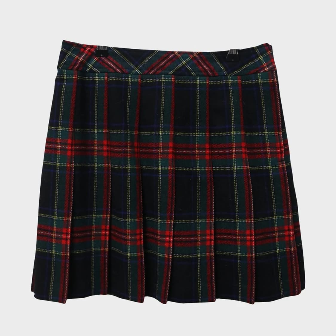 프레피룩 체크 플리츠  울 스커트 63543 상품이미지1