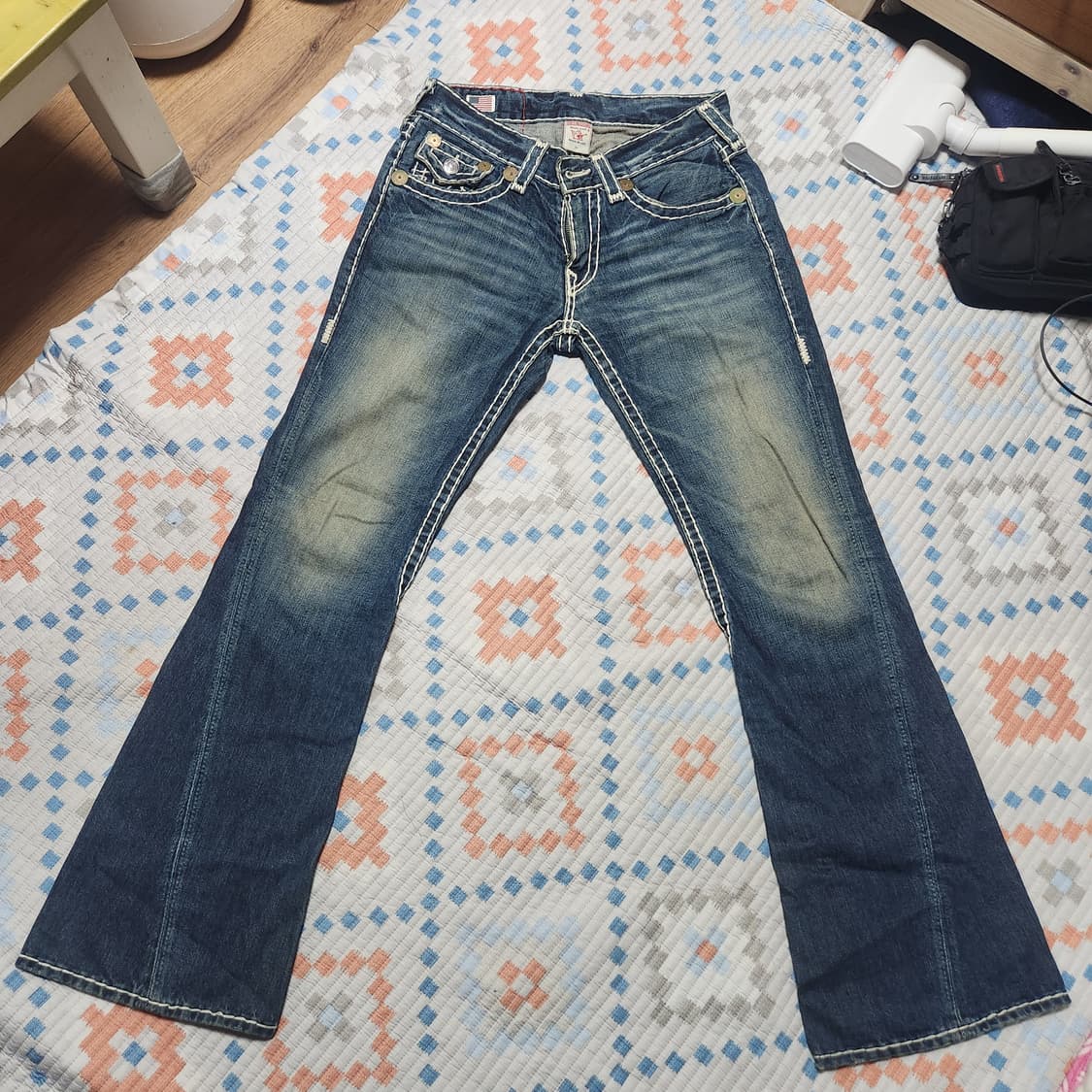 트루릴리젼U.S.A 빌리 슈퍼 T 데님 청바지 34 상품이미지1