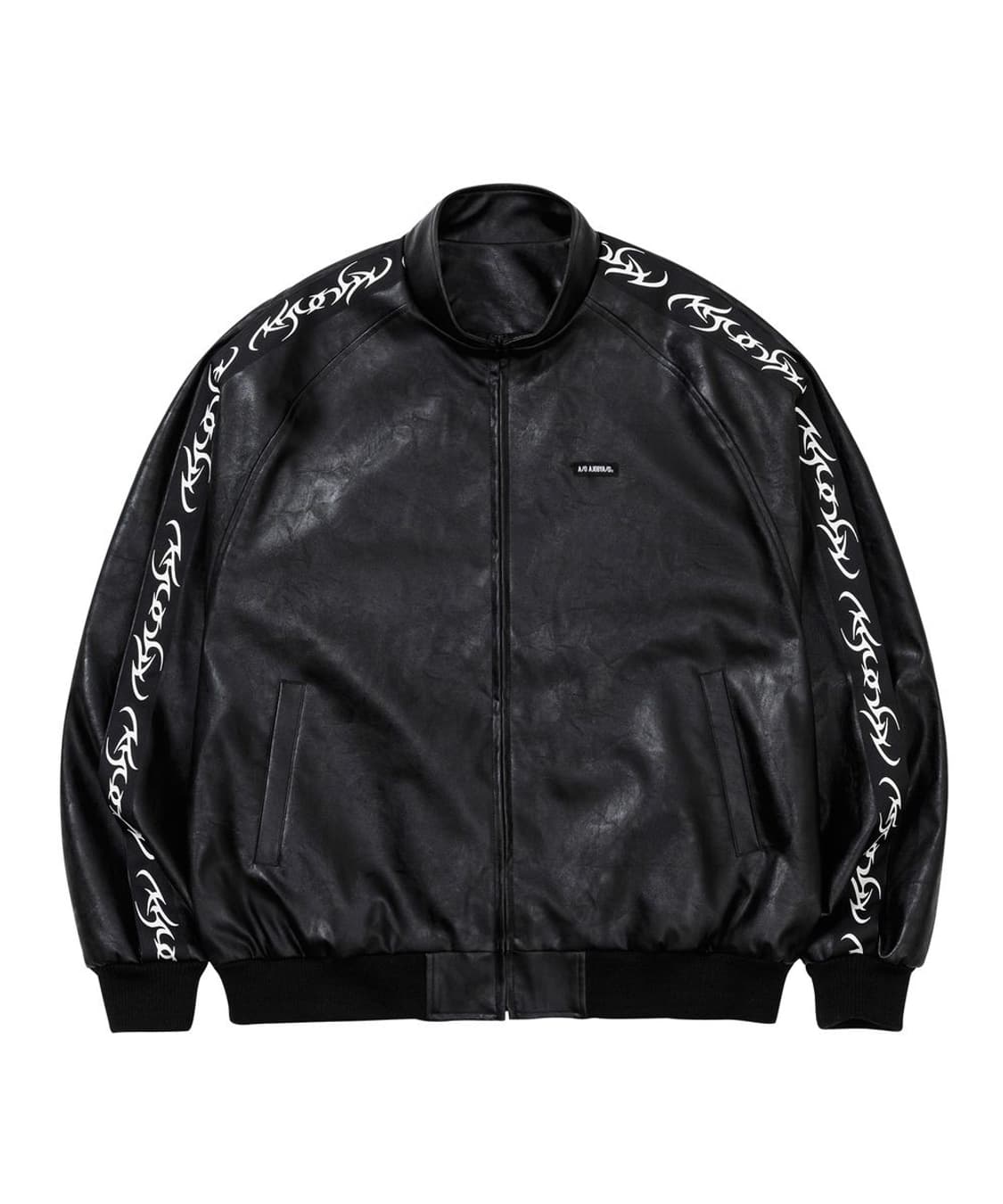 아조바이아조 비건 레더 오버사이즈 라글란 트랙셋업 상품이미지2