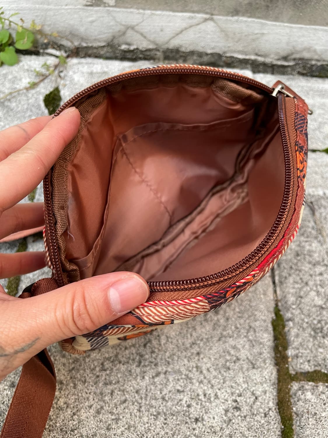 (빈티지)Bape 베이프 베이비 마일로 체크 숄더 크로스백 상품이미지3