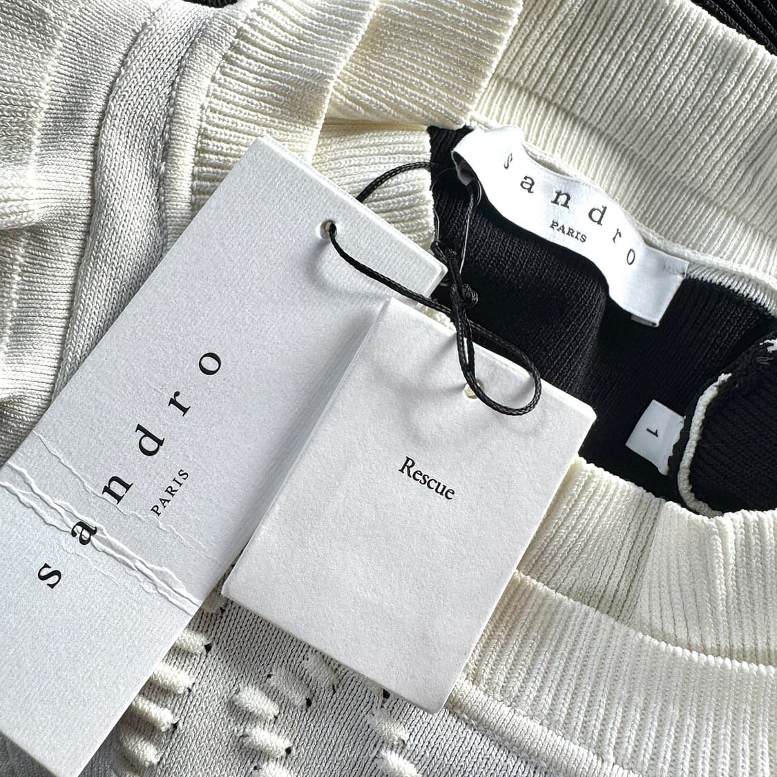 산드로 프릴 디테일 니트 원피스 [새상품] 상품이미지2