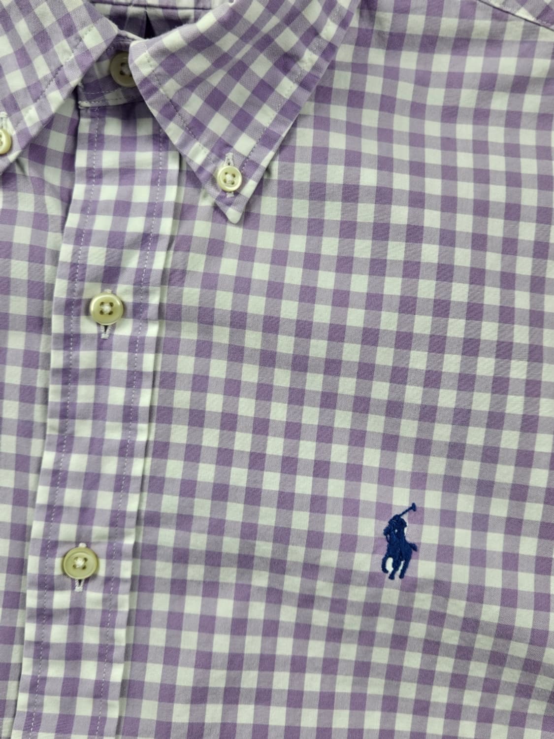 폴로랄프로렌 커스텀핏 깅엄 체크 패턴 셔츠 ( M ) / 11084 상품이미지8