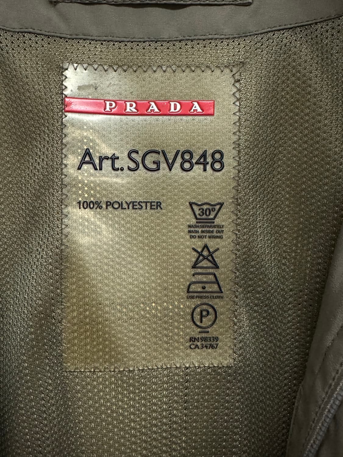 [50] 00s 프라다 스포츠 필드 자켓 prada sport 상품이미지3