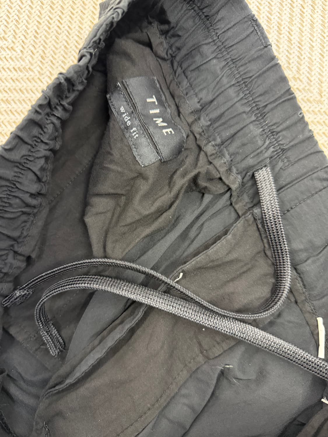 정품) 타임옴므 한섬 22ss 밴딩 와이드 팬츠 86 상품이미지6