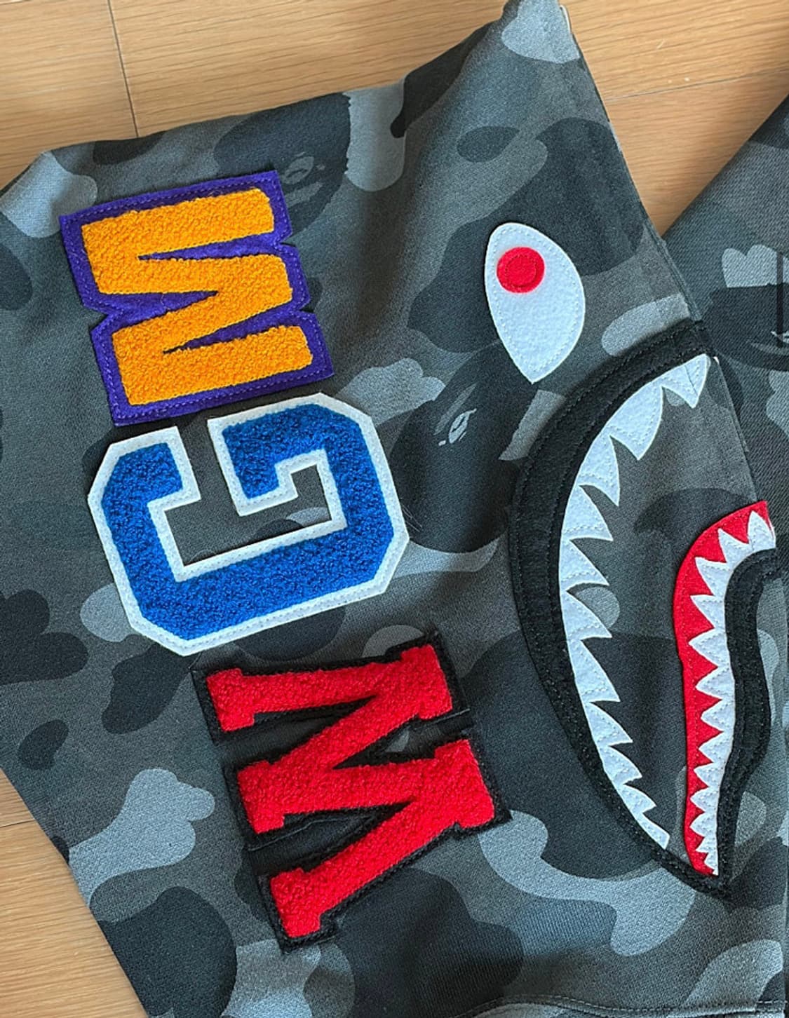 베이프 흑계 후드집업 / L 상품이미지2